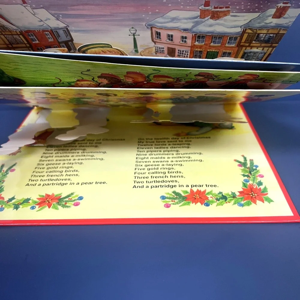 New The Twelve Days of Christmas A Pop-Up Storybook /1st Edition 1994 Hard Cover